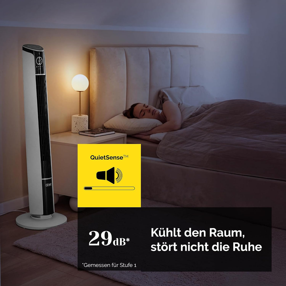 Yoer Verto TF01W Turmventilator in Weiß
