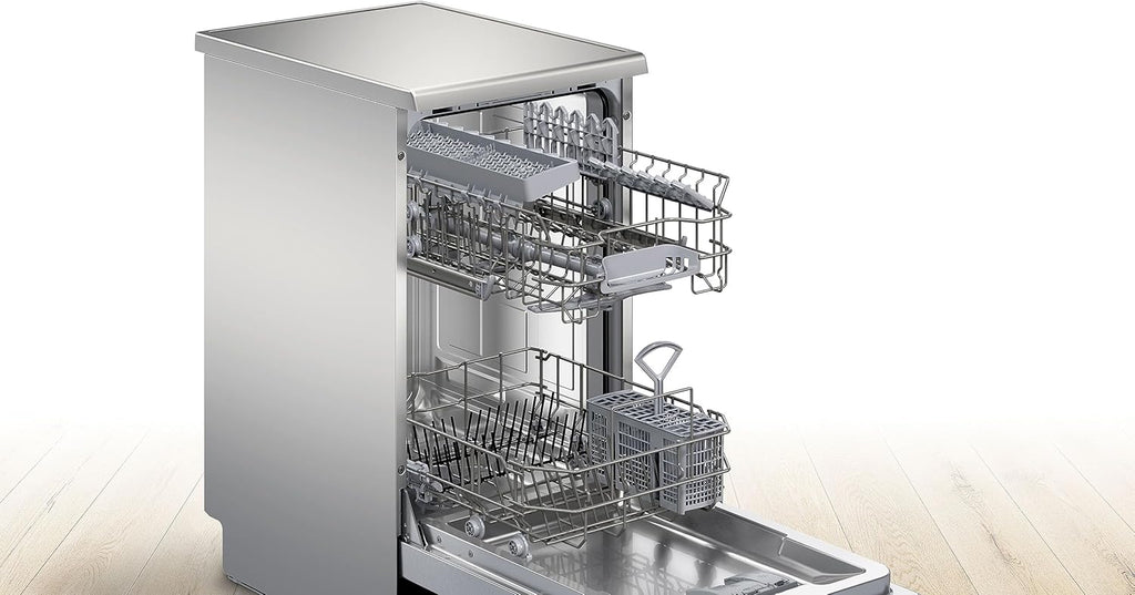 Bosch SPV2IKX10E Serie 2 vollintegrierter Geschirrspüler, 45 cm, AquaStop, Weiß
