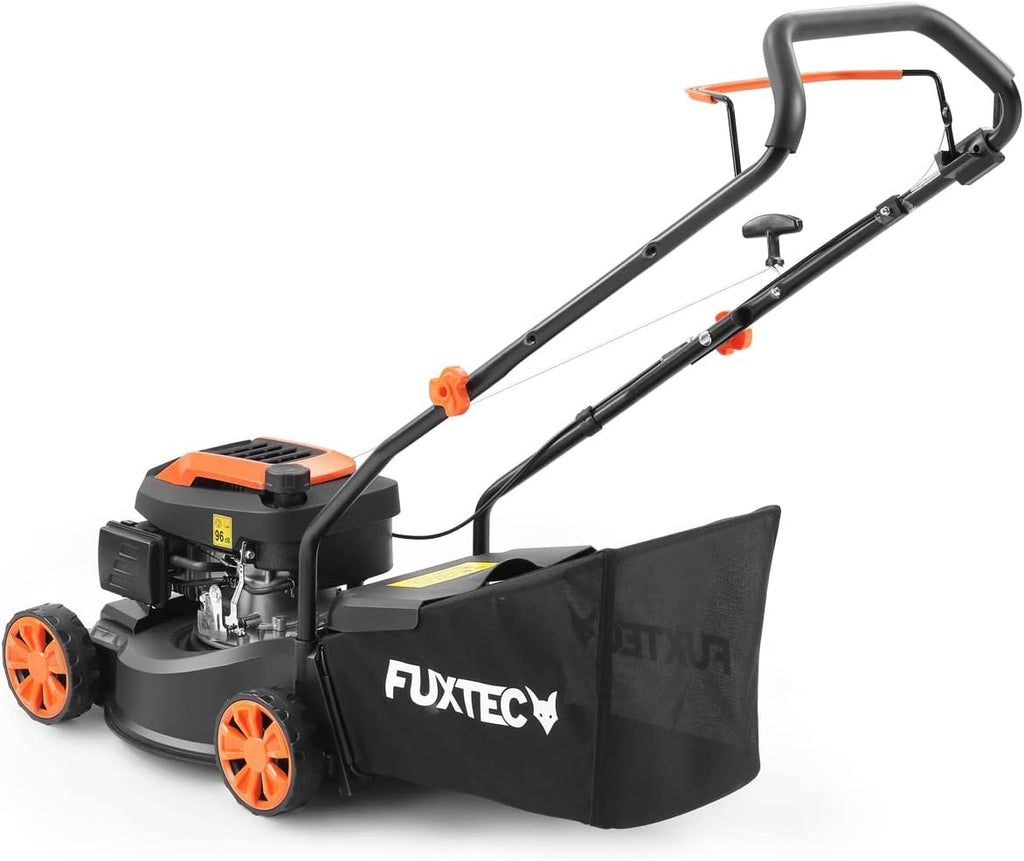 FUXTEC FX-RM4646ECO benzinegrasmaaier, eindoverzicht van de maaier