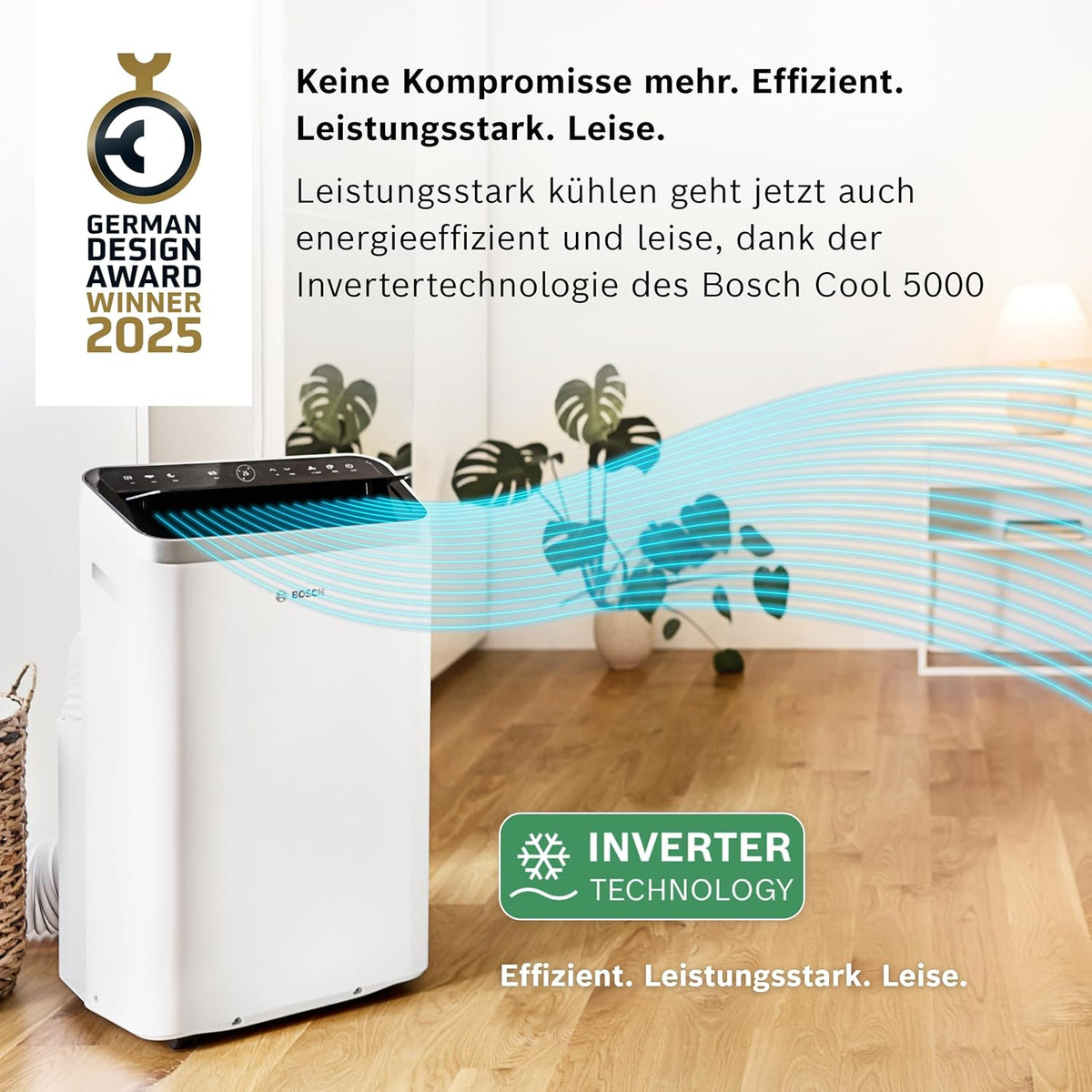 Bosch Cool 4000 Mobiles Klimagerät - 3-in-1: Klimagerät – Seitenansicht 52/66
