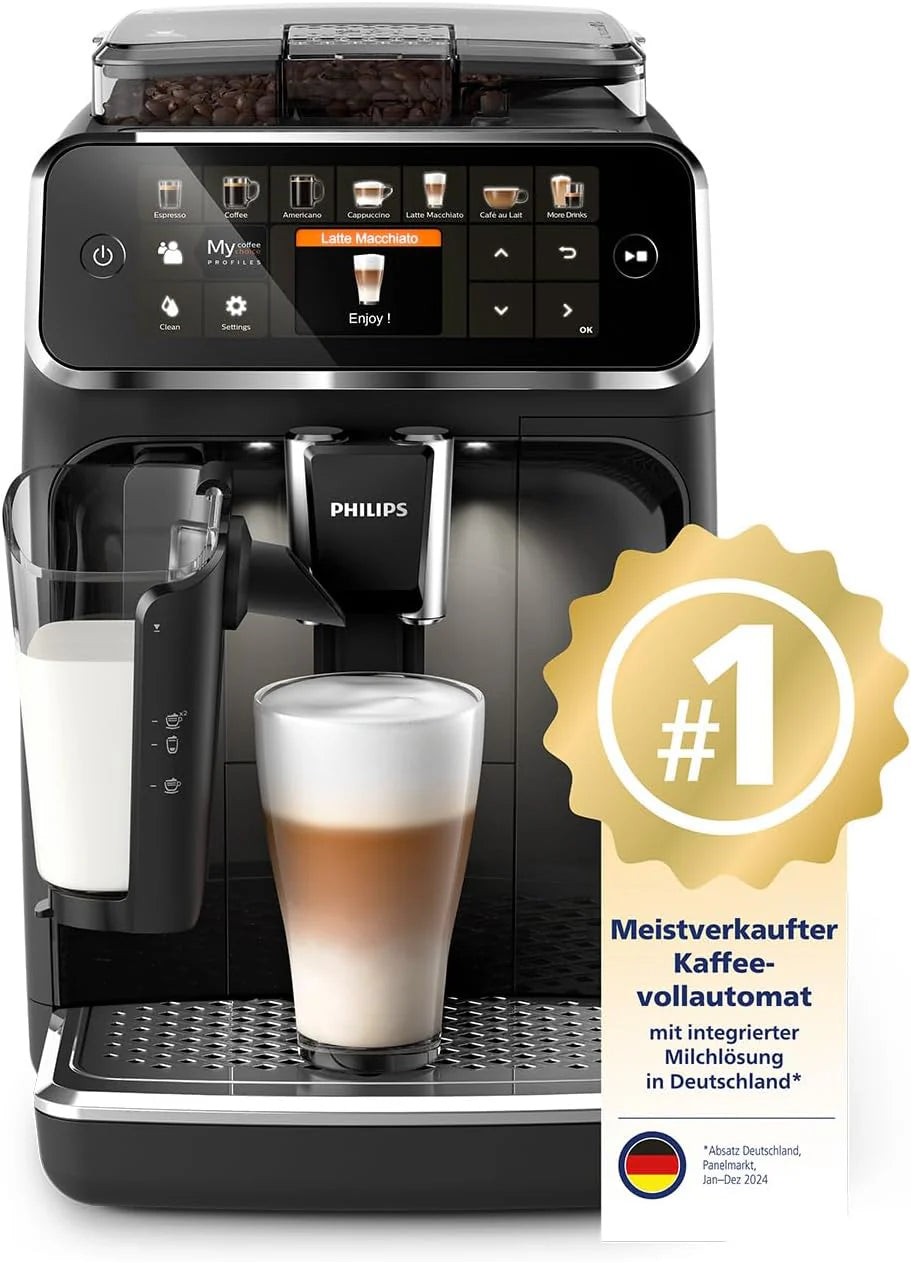 Philips Serie 5400 Kaffeevollautomat EP5441/50, 12 Getränke, LatteGo, TFT-Display