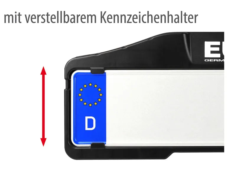 Fahrradträger Premium II an der Anhängerkupplung