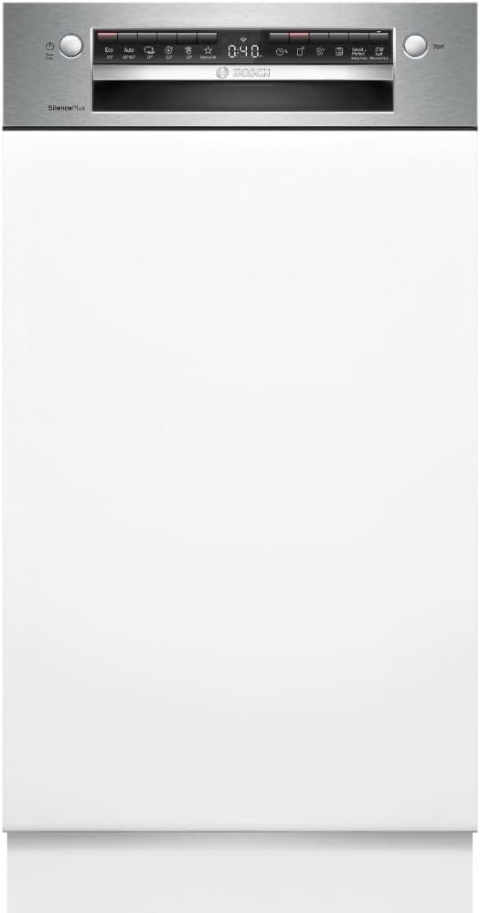 Bosch SPV2IKX10E Serie 2 vollintegrierter Geschirrspüler, 45 cm, AquaStop, Weiß