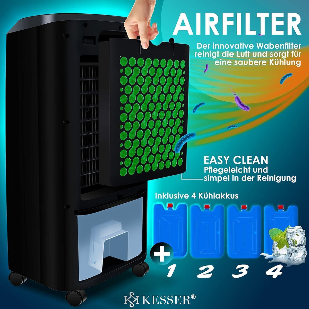Fernbedienung des Air Coolers