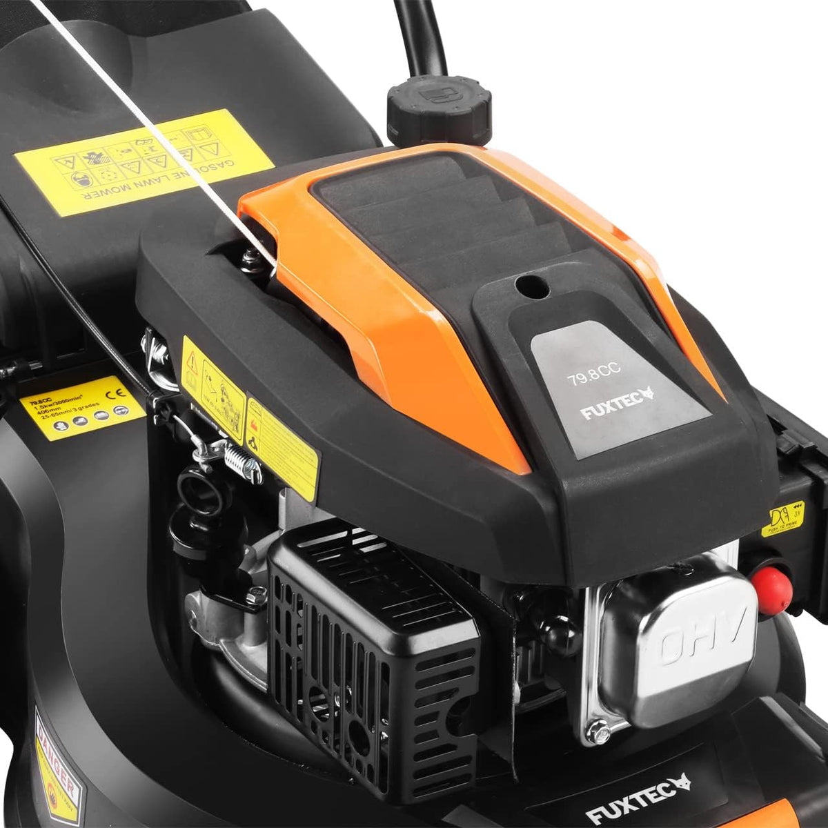 FUXTEC FX-RM4646ECO benzinegrasmaaier, groene grasmaaier op het gazon (beeld 40)